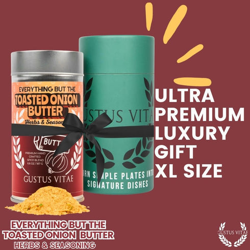 GLP-1 Everything But The Toasted Onion Butter Herbs & Seasoning | Artisanal Spice Butter Blend | All Natural, Non GMO |