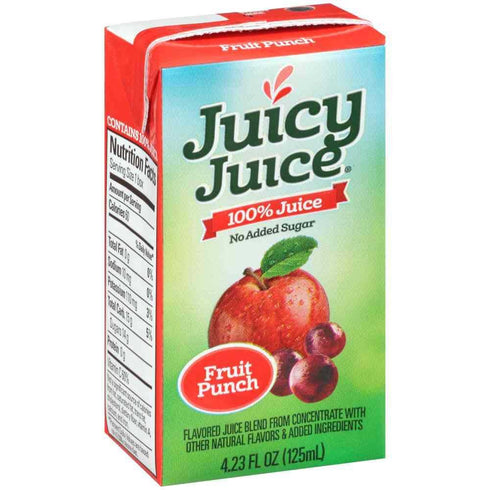 Juicy Juice - 100 Percent Fruit Punch, 4. 23 Fluid Ounce --