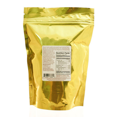 eSutras Organics 16 Raw Organic Cashews, Ounce