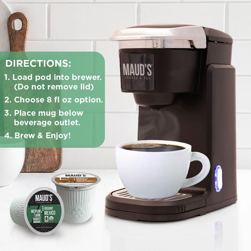 Maud's Coffee Lovers Variety Pack Coffee Pods, 40 ct, 16 Assorted Flavors, Compatible with Keurig