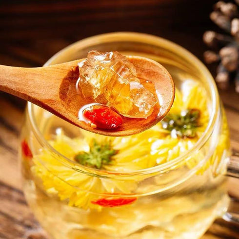Fraunitsh 9.8oz Yellow Rock Sugar - Natural Sweetener, | Small Sugar Crystals | Perfect for Tea, Coffee, Baking, Boba