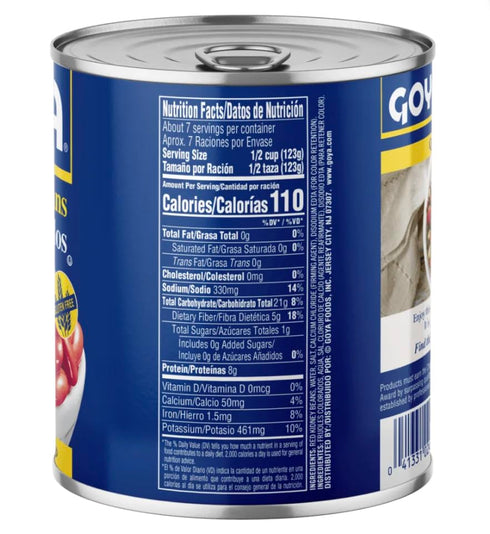 29 oz, 2-Pack Goya Red Kidney Beans