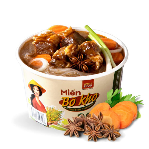 SIMPLY FOOD Instant Vietnamese Beef Stew Glass Noodles (Min B Kho T)