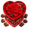 Generic Valentine Day Chocolate Heart Shaped Gift Box - Milk Chocolate Caramel Cocoa