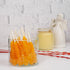 25 Pack, 16Oz, 450 (25x18g) EUPHERBIA Saffron Rock Candy Sticks, Pure Crystalline Elegance, Handcrafted Sweetness