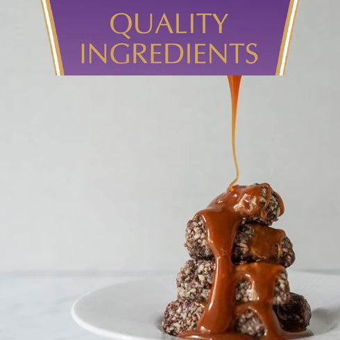 Pack 2 10oz Almond Roca of Sea Salt Caramel Roca Canisters - Individually Wrapped Caramel Candy - Sea Salt Caramel