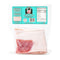 Amba's Quality Cured Products Salted Pork Fatback (Skin On), Net Weight 16oz (1lb) Vacuum Packed Bag,