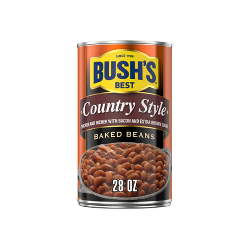 Country 3 (28 Oz), 3 Country (28 Oz), Pack) Bush's Best Baked Beans, Bacon Maple Mix, Maple Cured Bacon Style (Variety