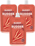 BUDDY BUDDER Bangin Bacon Peanut Butter for Dogs, 3 Pack, 4oz Squeeze
