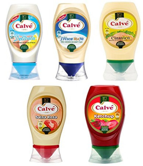 Calv 7.93 (225ml), pack 4 : "Fresca Mayo" Top Down Italian Mayonnaise with Yogurt Fluid Ounce