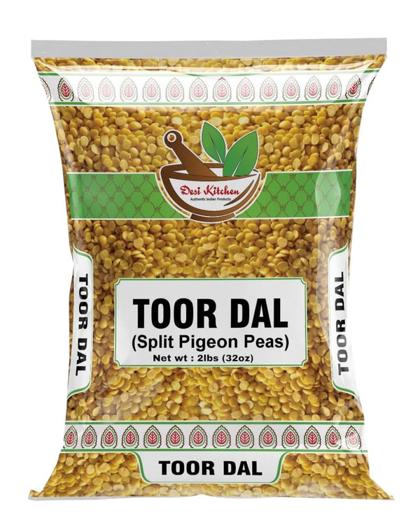 DESI KITCHEN AUTHENTIC INDIAN PRODUCTS Desi Kitchen Toor Dal (Split Pigeon Peas) By Rani Foods Inc 2Lb