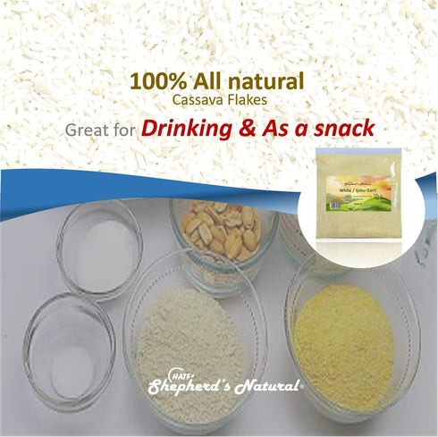 5 lb 80 oz 100% Ijebu Garri/Gari / bag by HATF's Shepherd's Natural, All Natural - SAND-FREE - AUTHENTIC TASTE