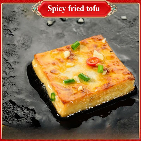Sivia pack, (80 packs) Tender stir fried tofu, spicy dried bean curd, healthy soy products, garlic soft tofu, instant