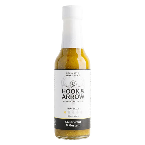 Sauerkraut & Mustard Hot Sauce by Hook & Arrow - Mild Spice,