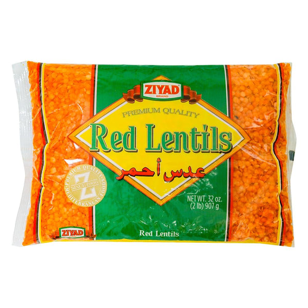 Ziyad Red Lentils 32 oz - High-Protein Natural Superfood - Ideal for
