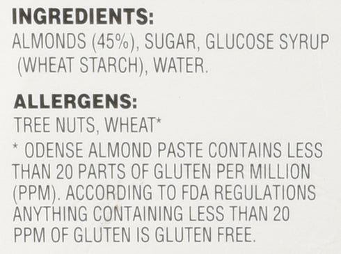 Odense 7 Almond Paste, Ounce Tube