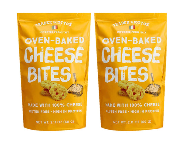 TJ Trader Giotto's Italian Oven-Baked Cheese Bites 2.11oz (2 Pack)