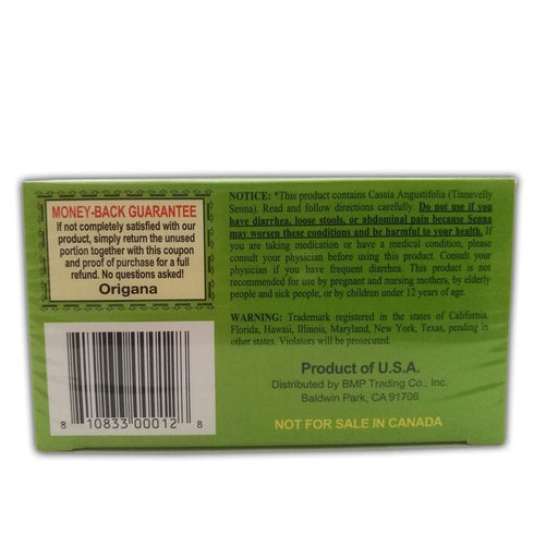 30 Triple Leaves Brand Nutra-Slim Tea, Regular Strength Dieters' Tea - Dietary Detox, Tea Bags
