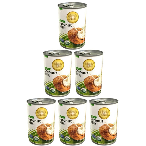 Four Elephants Unsweetened Organic Coconut Milk -13.5 Fl Oz (Canned Pack of