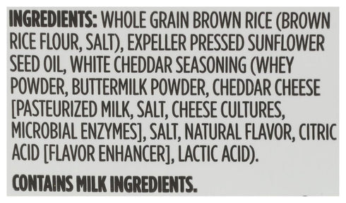 365 by Whole Foods Market 5 White Cheddar Mini Rice Crisp, Ounce