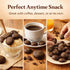 35g Pack Pack 20 Zyluc Mini Black Crackers Tiramisu Flavored Snack with Coffee Cocoa Blend Portable Light Crunch, Halal