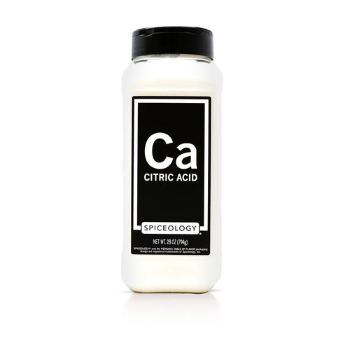 Spiceology Citric Acid Powder Culinary Acidifier for Tangy Flavor, pH Control and