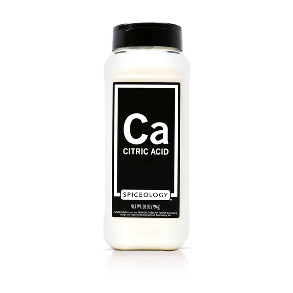 Spiceology Citric Acid Powder Culinary Acidifier for Tangy Flavor, pH Control and
