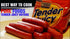 Generic 36 oz Pure Foods Tender Juicy Hot Dogs, Extra Jumbo Size, (THAWED)