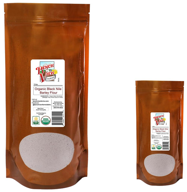 Organic Black Nile Barley Flour - 2lbs (Pack of 2)