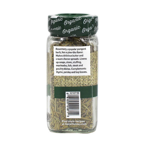 0.6 (Pack 6) (848721) Spice Hunter Spices, Organic Rosemary, Ounce