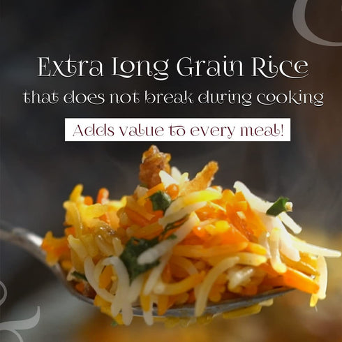 10 Lbs. Shahzada Basmati Sela Rice Extra Long Grain, Non-Sticky, Non GMO, Vegan, Gluten Free, No Cholesterol, Low