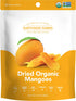 Pack 2.8oz 4pack Earthside Farms Dried Organic Mango Variety Original Citrus Splash Lime Kick and Peach Paradise Gluten