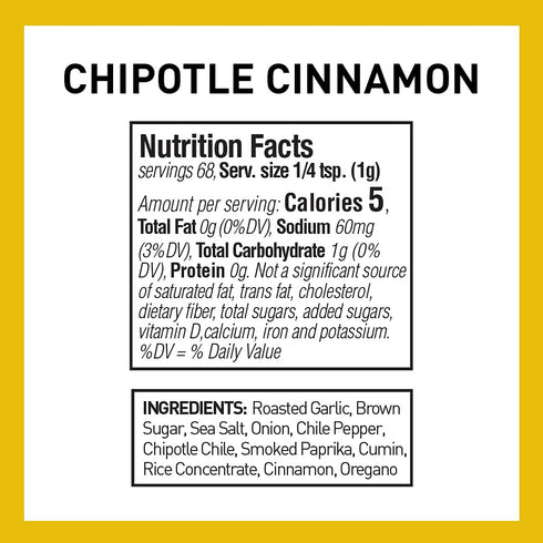 The Spice Hunter Global Fusion Rub, Chipotle Cinnamon, 2.4 Ounce