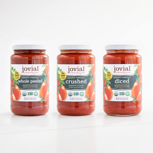 18.3 OZ JOVIAL Organic Tomatoes Whole Peeled