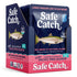3oz Pack 12 Safe Catch Skinless and Boneless Wild Pacific Pink Salmon Pouch, No Salt Added, Mercury Tested, Kosher