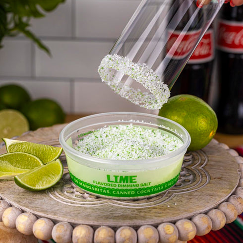 Rimmer, 4 (Pack 12) Twang Flavored Salt Lime, for Margaritas, Mocktails, Smoothies and Micheladas, Ounce
