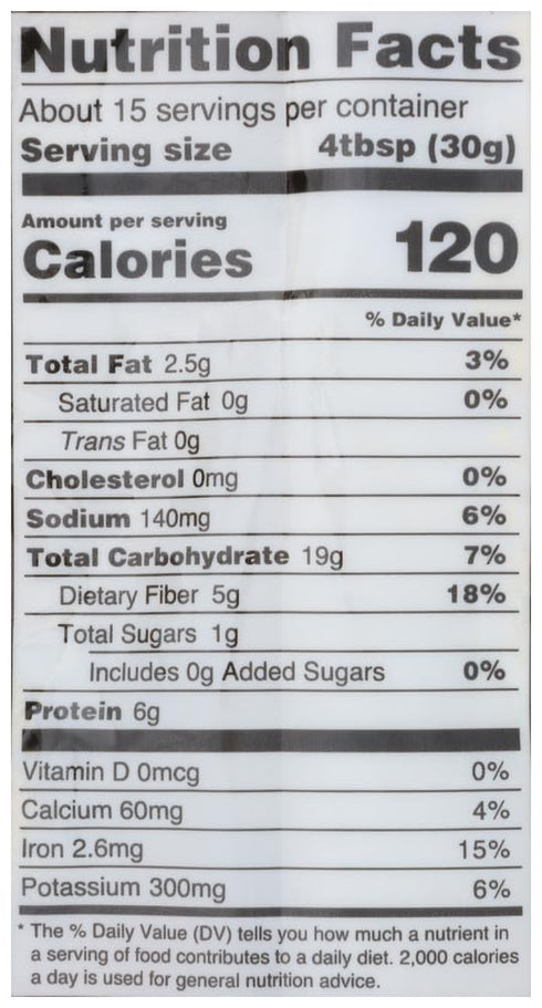 Just About Flour 1 lb (Pack 2) Organic Chickpea Flour