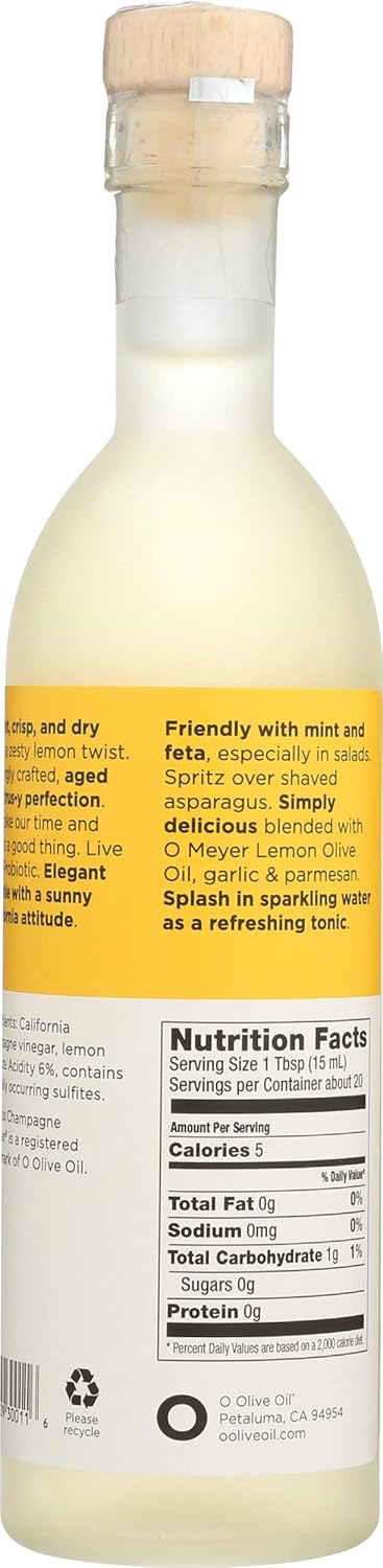 O Olive Oil 10.1 Oz (Pack 2) O Citrus Champagne Vinegar, Fl