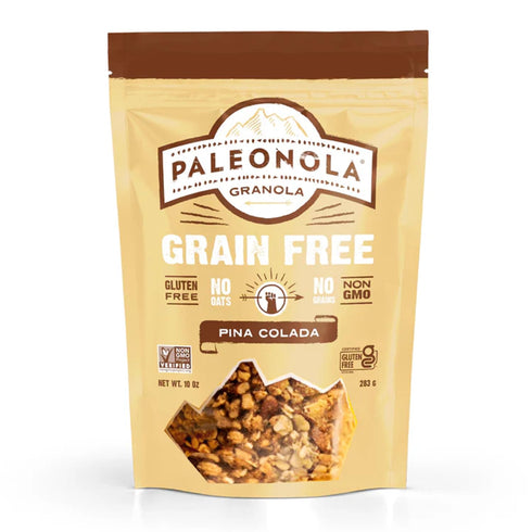 Paleonola Pina Colada Grain Free Granola, 10 Oz Resealable Bag (Pack of