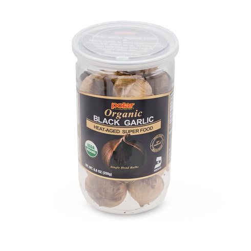 8.8oz (Pack 1), Bulbs, MW Polar USDA Organic Black Garlic of Whole Easy Peel, All Natural, Chemical Free, Kosher