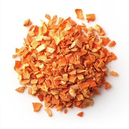 SavorSatch 16 oz Dried Carrots - Diced, Dehydrated | Resealable Pouch, Certified Kosher, Emergency Supply Food | Ideal