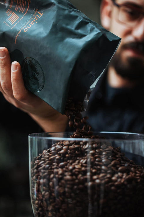 2.2 lb (1kg) Bristot Buongusto Italian Espresso Coffee Beans Whole Bean, Medium Roast, Low Acid Bag Smooth, Bold Flavor