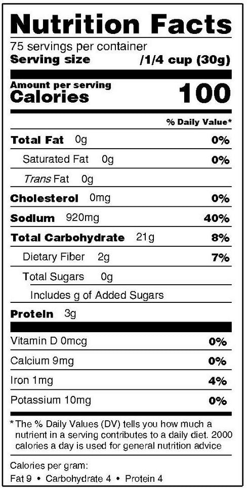 1 (5lbs) Fry Krisp, All Natural Batter Mix Bag