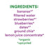 Pack 24 Sweet Nothings, Banana Berry, USDA Organic Kids' Squeezable Fruit Smoothie Popsicle Pops, Value of - Dye-Free