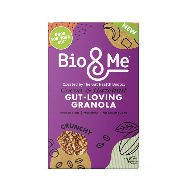 BIO&ME Gut Loving Cocoa and Coconut Granola, 360 GR