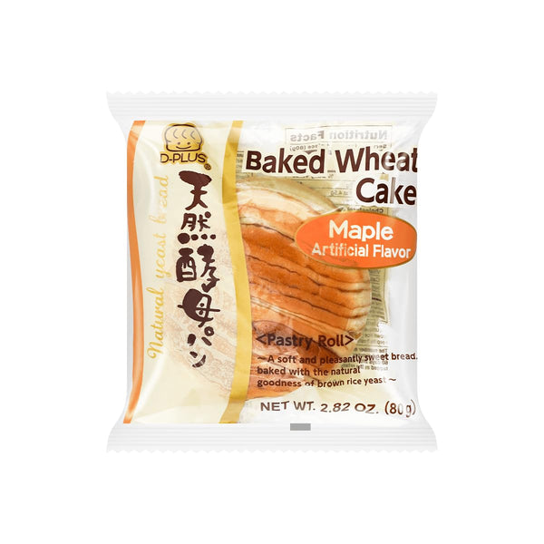 Generic Maple Natural Yeast Bread Baked Wheat Cake 2.82oz. (Pack of 5) -