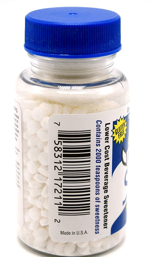 Necta Sweet Saccharin Tablets, 1/2 Grain, 1000 Tablet Bottle (2 Pack)