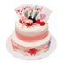 PRE CUT 34x Poker Chips Mix Casino Royal Flush Gambling Edible Rice Paper Wafer Card Toppers
