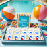 24 Pack Beachball Theme Individualy Wrapped Printed Cookies Bulk