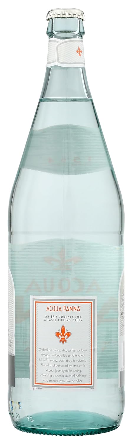 33.8 Oz. Acqua Panna Natural Spring Water, Fl. Glass Bottle